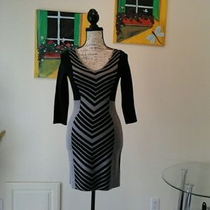 Grey &Black Derek Heart dress